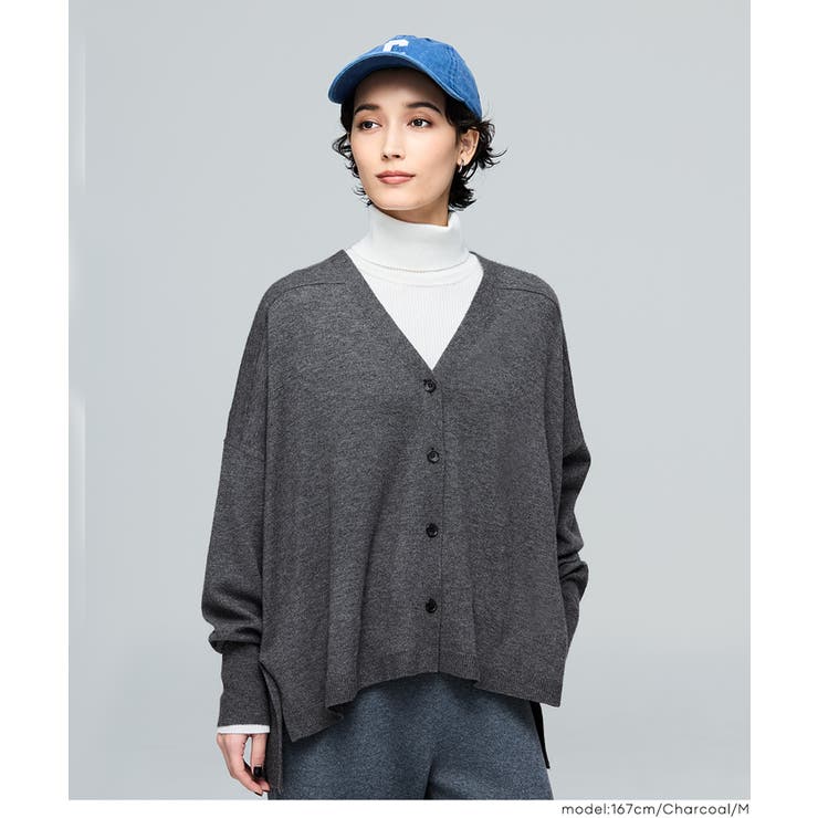 【RICH KNIT】Vネックドルマンカーディガン | coca | 詳細画像6 