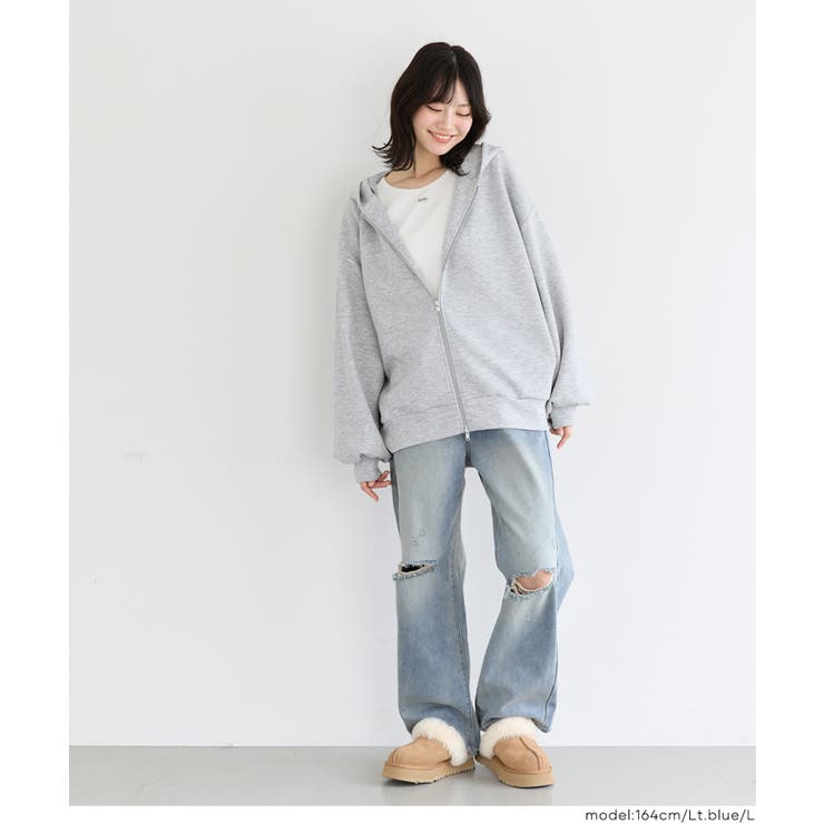 【YOUTH】デニムダメージパンツ | coca | 詳細画像7 