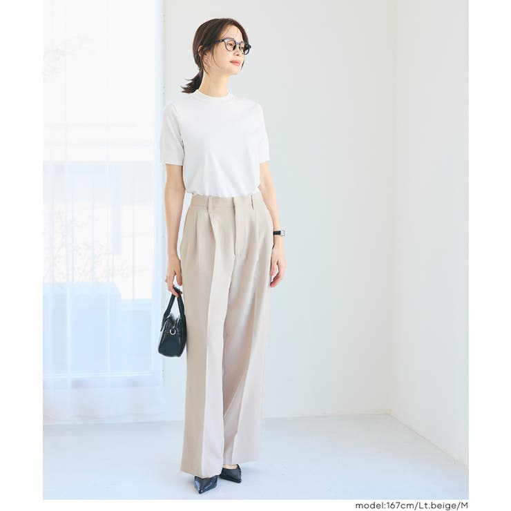 〈26ss新色登場〉ダブルクロスワイドパンツ〈セットアップ対応〉 | coca | 詳細画像11 