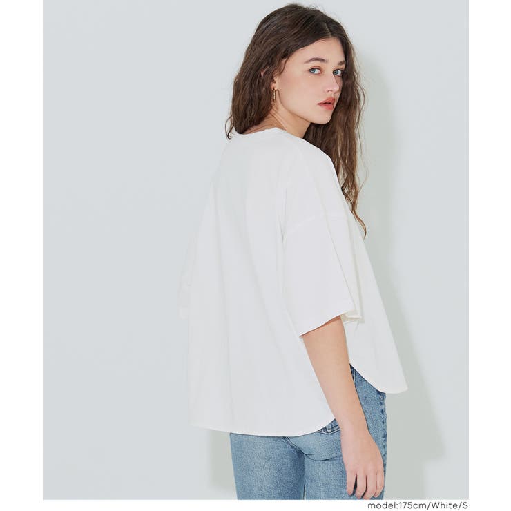 〈26ss新色登場〉着回し力抜群！5部袖ビッグTシャツ | coca | 詳細画像7 