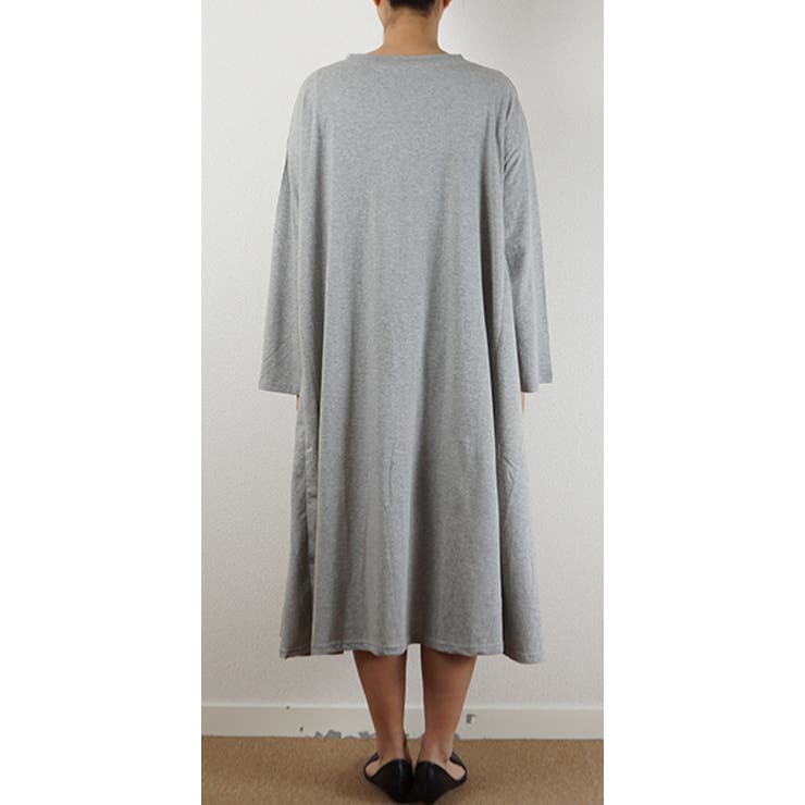 ビッグサイズゆったりロングワンピース(トップス 綿100％ マタニティ