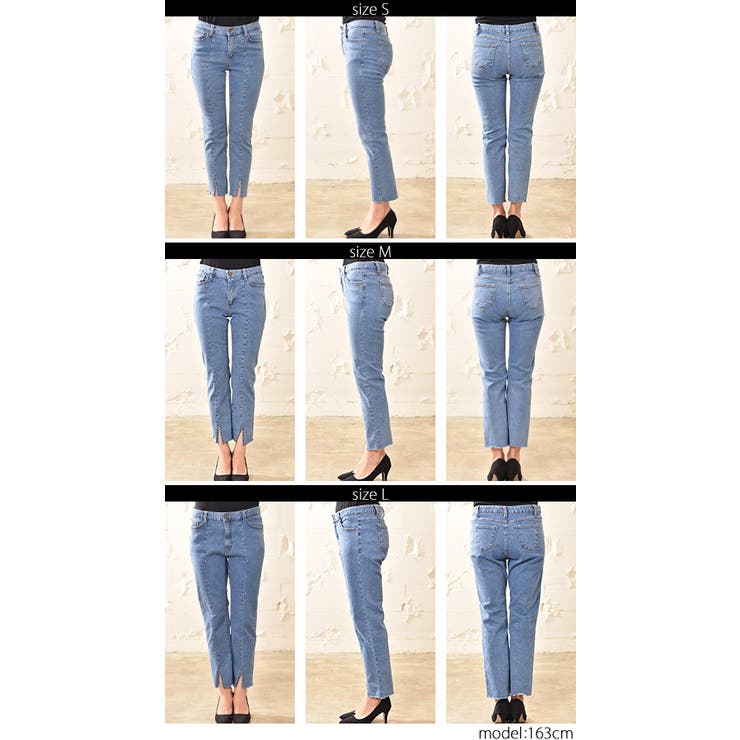 スリット入りカットオフデニムパンツ(ジーパン ジーンズ 17ss スリット入りカットオフデニムパンツ(ジーパン ジーンズ 17ss