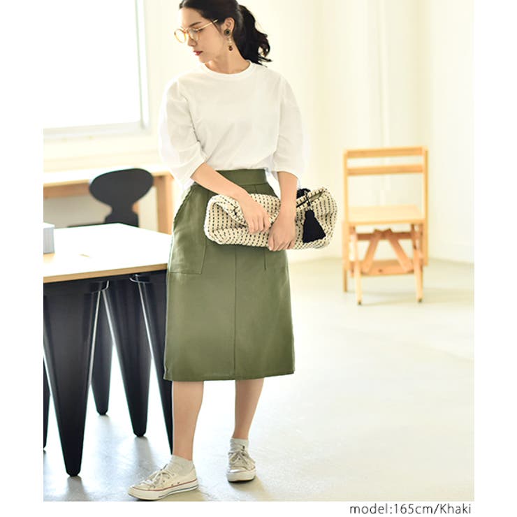 VIPSALE【BALENCIAGA】コットン ミディスカート ホワイト の ウィメンズ Hourglass Midi スカート スニーカー