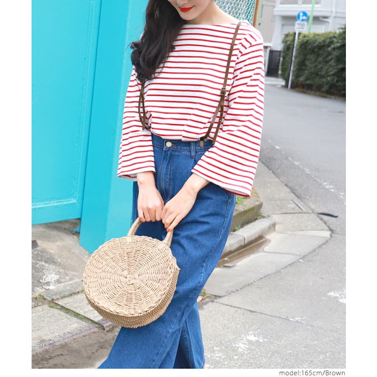 本革アンティーク風細サスペンダー(レザー ベルト X型[品番