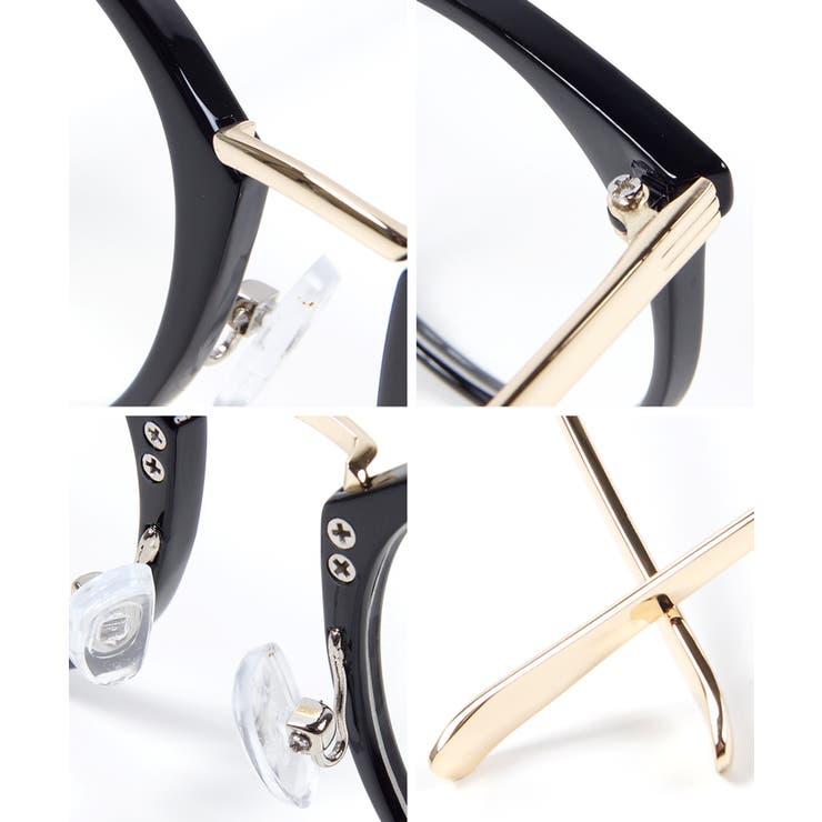 ボストンコンビフレーム伊達メガネ(ウェリントン 眼鏡 めがね | coca | 詳細画像18 