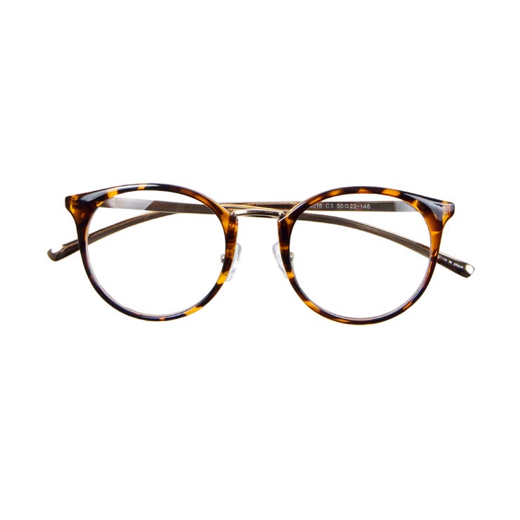 ボストンコンビフレーム伊達メガネ(ウェリントン 眼鏡 めがね | coca | 詳細画像2 