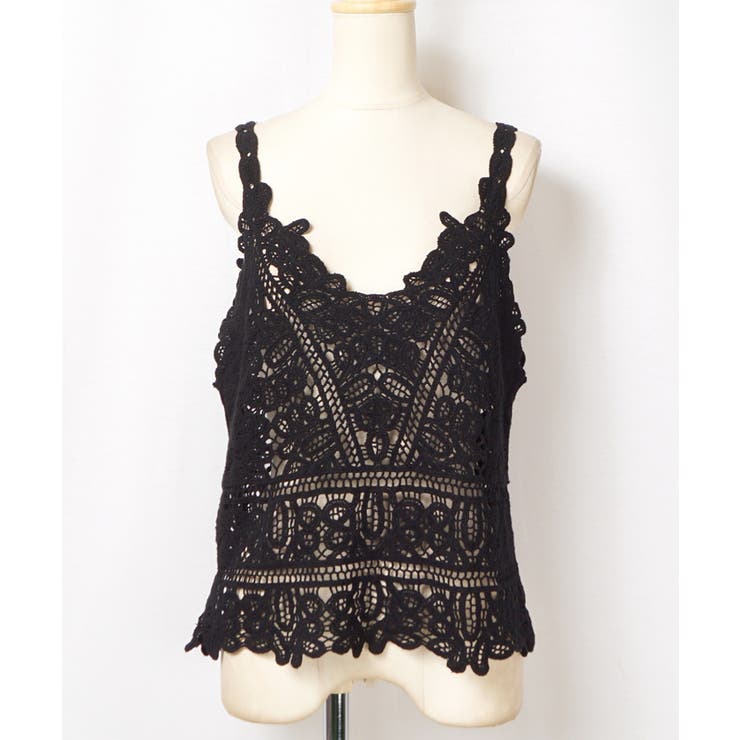 クラシカルフラワーレースビスチェ[品番：PA000009005]｜coca（コカ