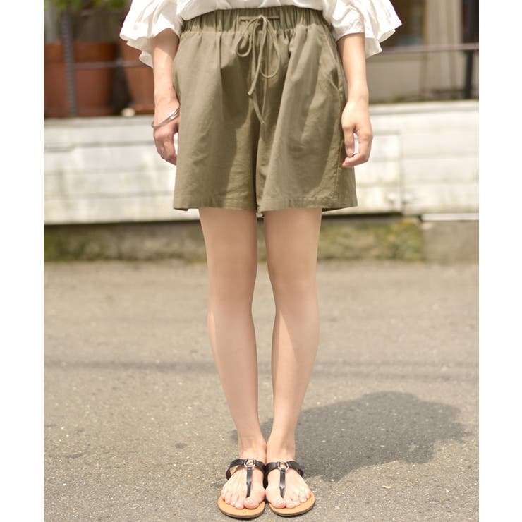 bless n°27 ウエストリブ　ショートパンツ bless n°27 ウエストリブ ショートパンツ