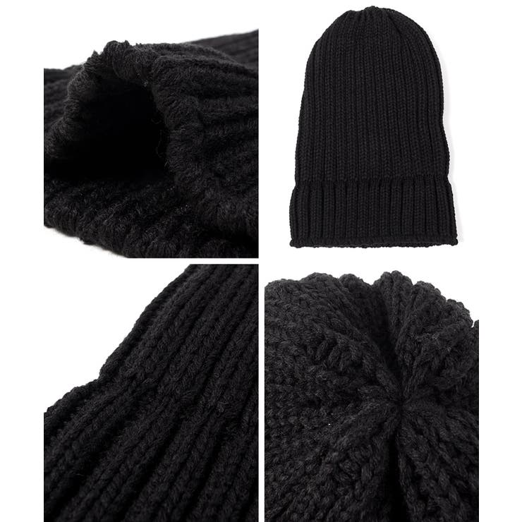 太畝リブ編みニット帽 | coca | 詳細画像5 