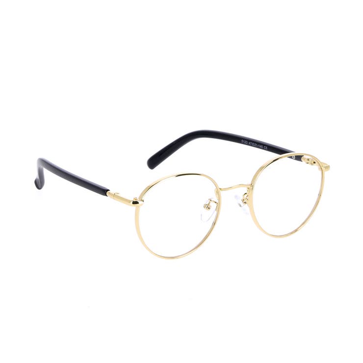 ［Gold］ | ポインテッドブリッジ細フレーム伊達眼鏡 田中亜希子さん着用 | coca