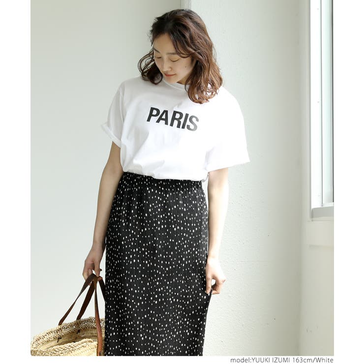 ［White］ | PARISロゴTシャツ | coca