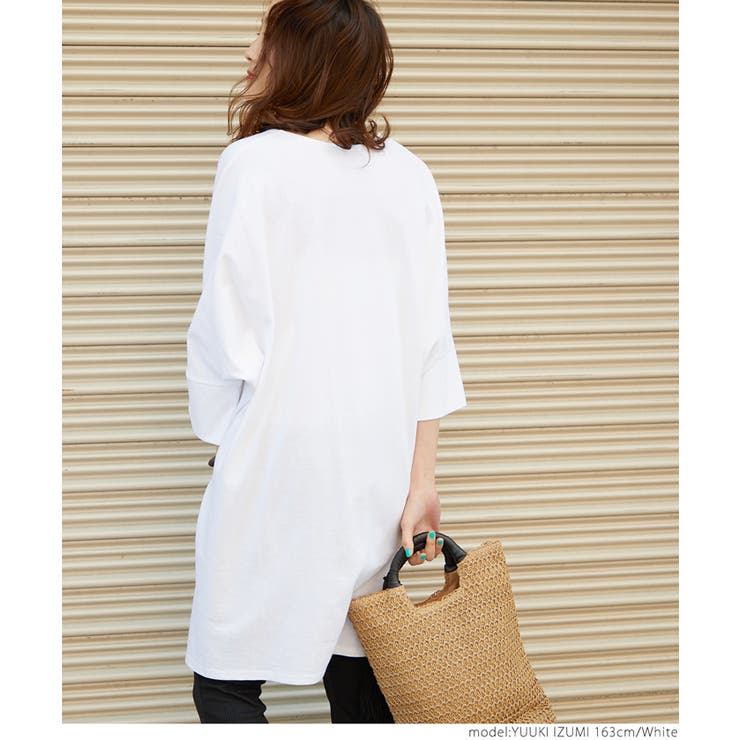前後テレコビックTシャツ | coca | 詳細画像9 
