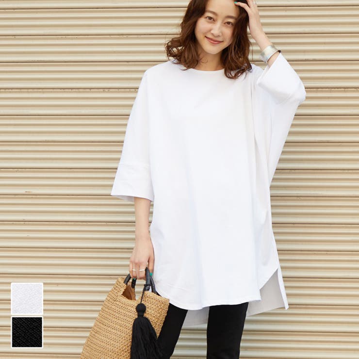 前後テレコビックTシャツ | coca | 詳細画像1 