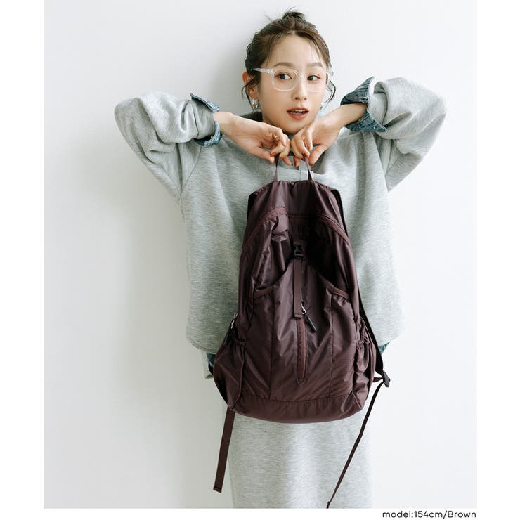 ＼26aw新色登場・再入荷／軽くて畳める、頼れるポケッタブルリュック | coca | 詳細画像4 