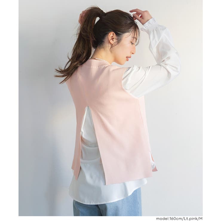 ニットベストセットブラウス | coca | 詳細画像20 