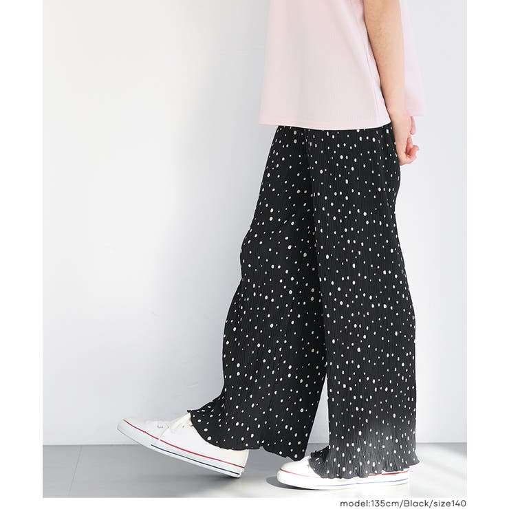 親子お揃い楊柳プリーツドットパンツ | coca | 詳細画像6 