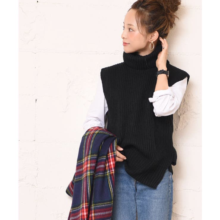 希少 美品 01年製 シャネル カメリア タートルネック ノースリーブ ニット シャネル 01P コットン カメリア フリル ノースリーブ ニット