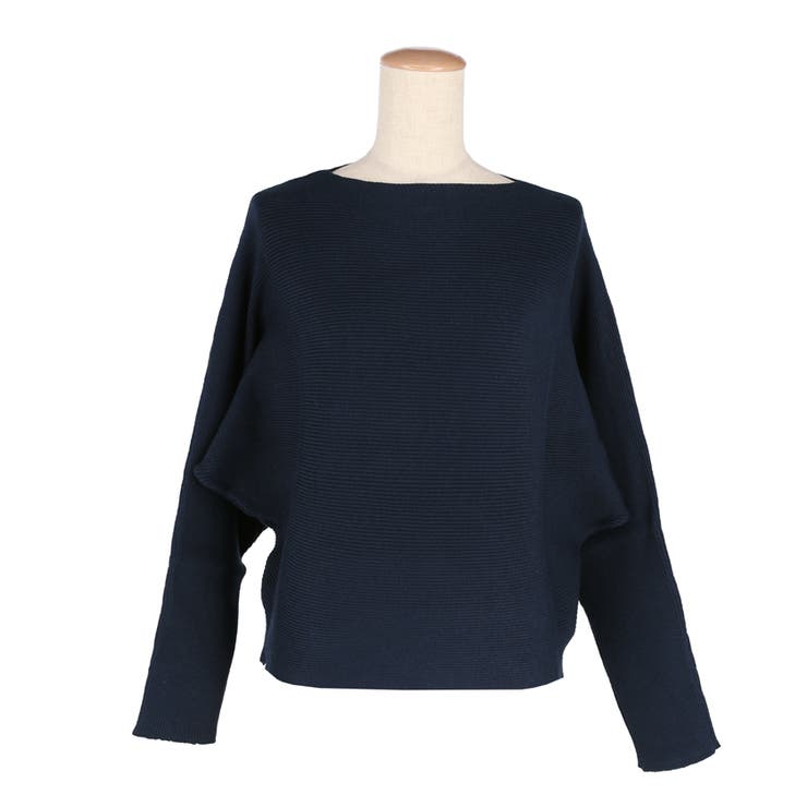 シリーズ累計94万枚突破！しっとり柔らかな素材が気持ちよいドルマンボートネックニ… | coca | 詳細画像9 