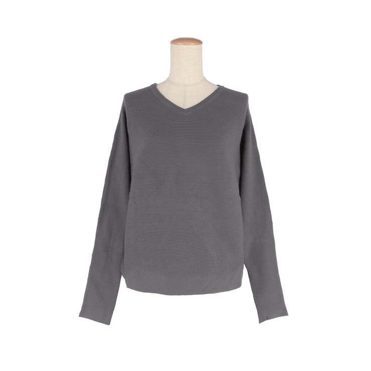 希少 初期 70s ARCHIVE 立体ドルマンニット イカ Vネック 名作 ハイネック アシンメトリードルマンニット [C7699] - レディース