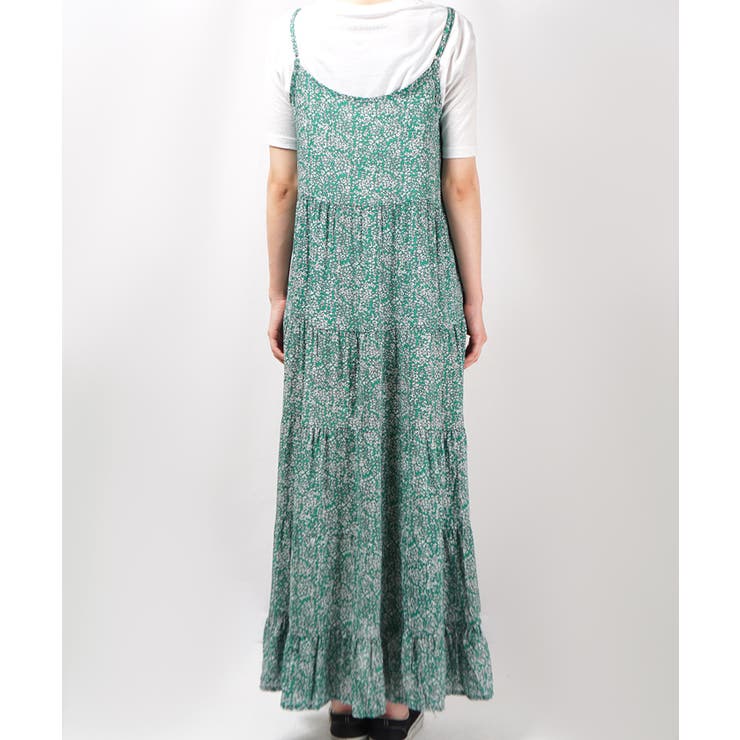 ふんわり小花柄キャミソールワンピース(ロングワンピース フレア Aライン | coca | 詳細画像5 