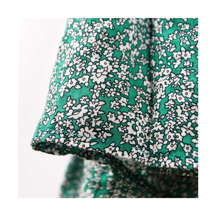 ふんわり小花柄キャミソールワンピース(ロングワンピース フレア Aライン | coca | 詳細画像6 