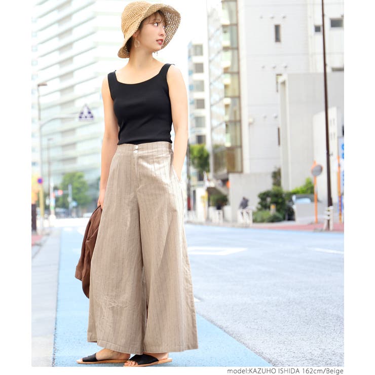 LARDINI　ベージュ コットン混紡 パンツ　50 リネン 麻 LARDINI ベージュ コットン混紡 パンツ 50 リネン 麻 【公式通販】
