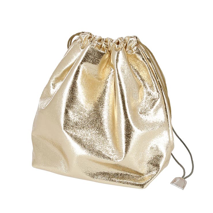 メタリック巾着バッグ 鈴木詩織さん着用 | coca | 詳細画像3 