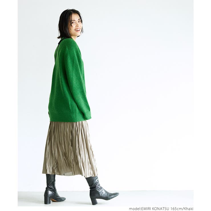 ＼新色登場／つや感サテンプリーツスカート | coca | 詳細画像10 