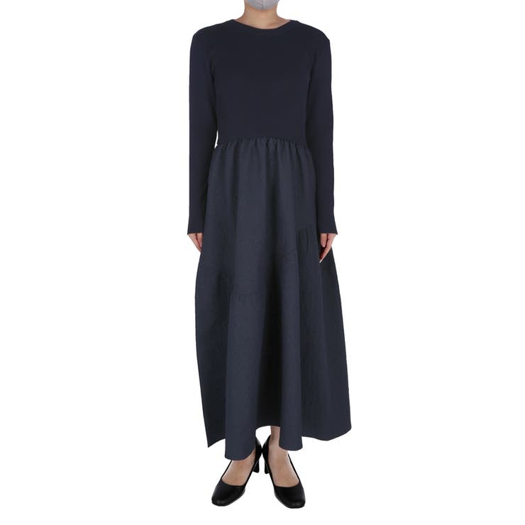 エンボスニットドッキングワンピース | coca | 詳細画像4 