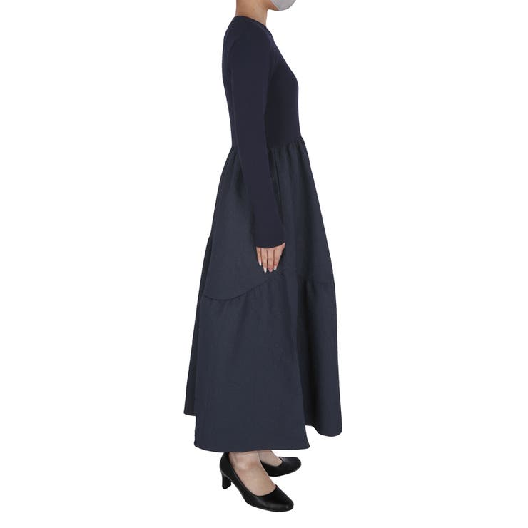 エンボスニットドッキングワンピース | coca | 詳細画像5 