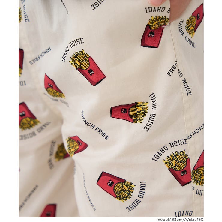 〈26ss新色登場〉綿100％総柄ショートパンツ 全８色 | coca | 詳細画像3 