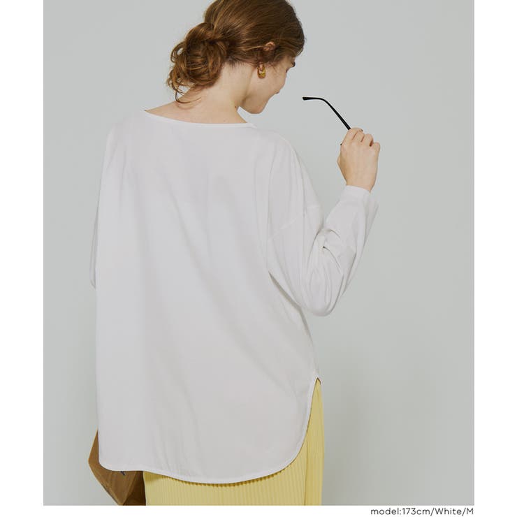 レギュラーオンスコットンサイドスリットビッグTシャツ | coca | 詳細画像10 