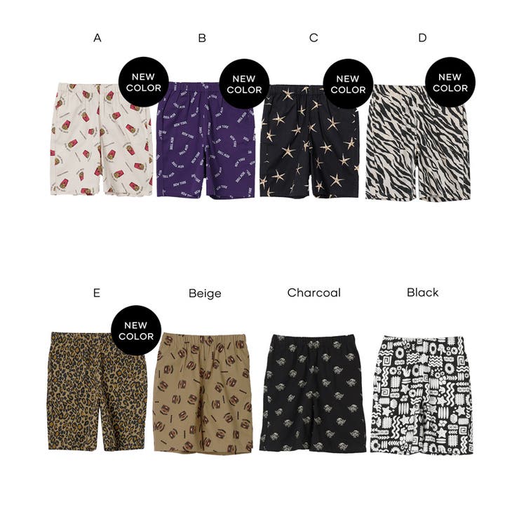 〈26ss新色登場〉綿100％総柄ショートパンツ 全８色 | coca | 詳細画像22 