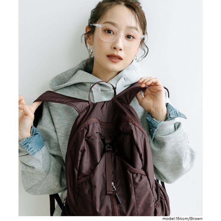 ＼26aw新色登場・再入荷／軽くて畳める、頼れるポケッタブルリュック | coca | 詳細画像6 