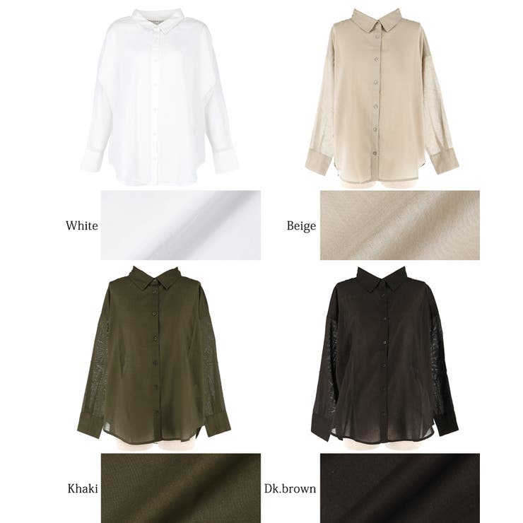 【新色追加/お気に入り数7000突破】ガーゼシャツ | coca | 詳細画像36 