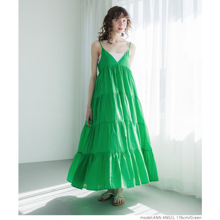 \新色登場/ティアードキャミワンピース | coca | 詳細画像9