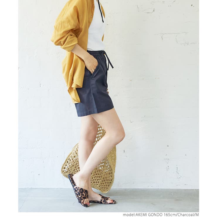 綿麻ショートパンツ[品番：PA000014257]｜coca（コカ）の
