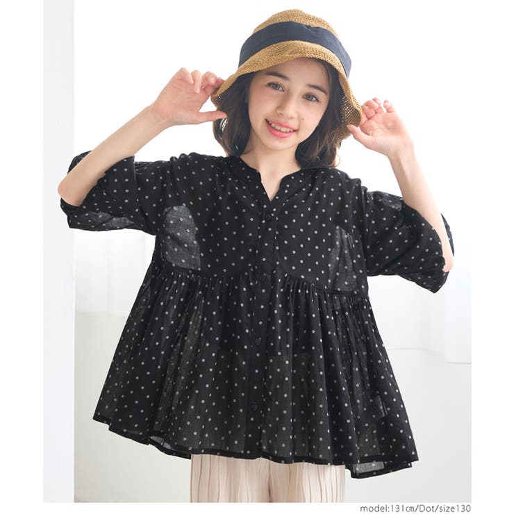 親子お揃い袖ボリュームティアードブラウス レディース | coca | 詳細画像12 