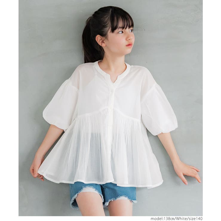 親子お揃い袖ボリュームティアードブラウス レディース | coca | 詳細画像6 