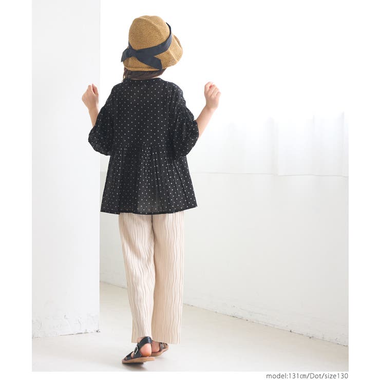 親子お揃い袖ボリュームティアードブラウス レディース | coca | 詳細画像10 