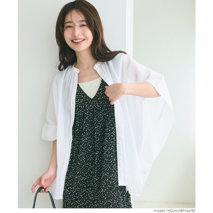 コットンボイルポンチョシャツ | coca | 詳細画像16 