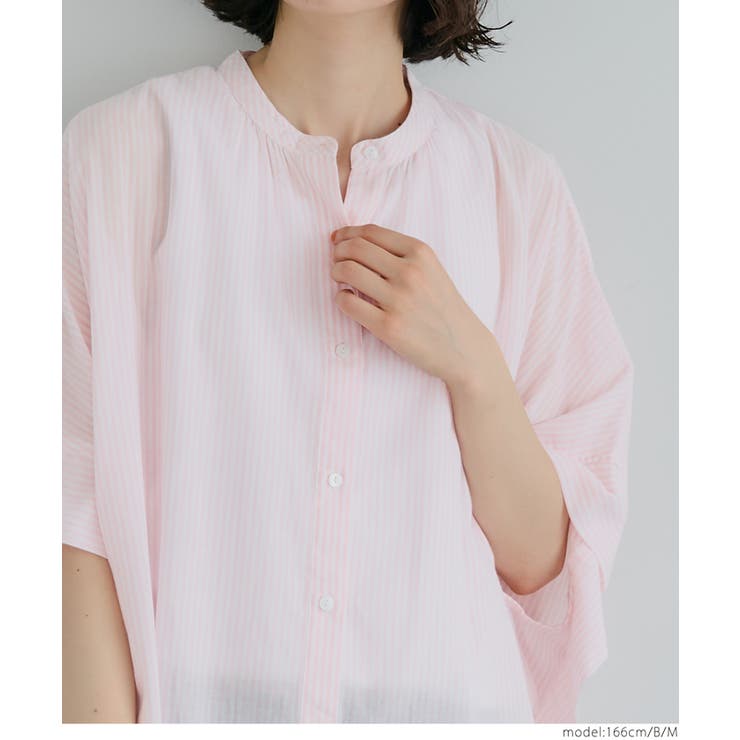 コットンボイルポンチョシャツ | coca | 詳細画像26 