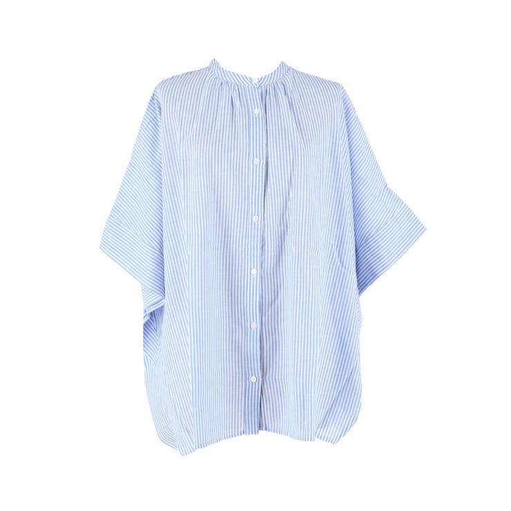 コットンボイルポンチョシャツ | coca | 詳細画像4 