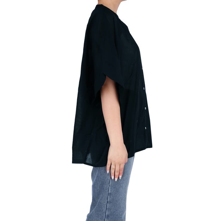 コットンボイルポンチョシャツ | coca | 詳細画像7 