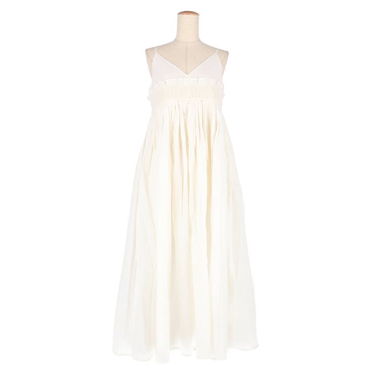 ギャザーキャミワンピース レディース | coca | 詳細画像2 