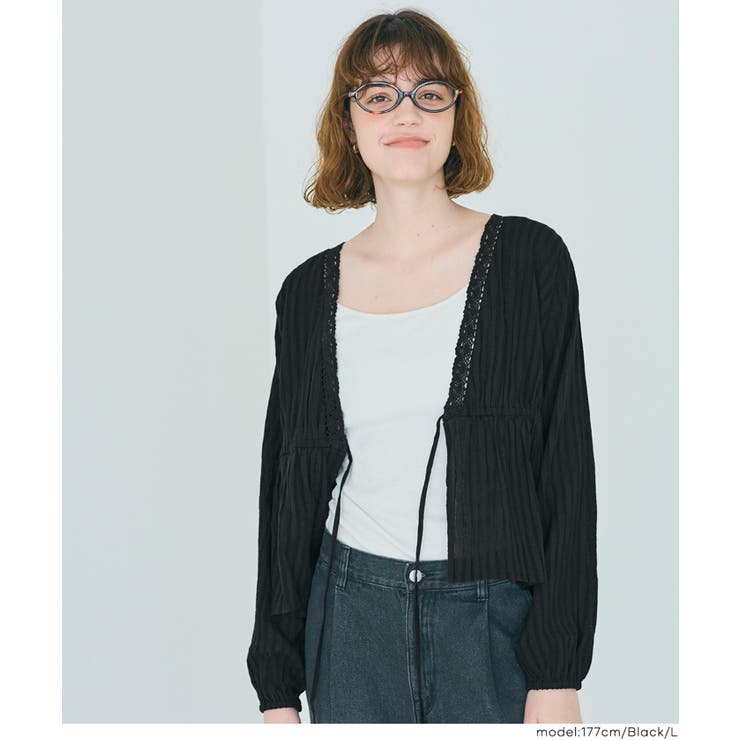 コットンドビーストライプブラウス レディース | coca | 詳細画像15 