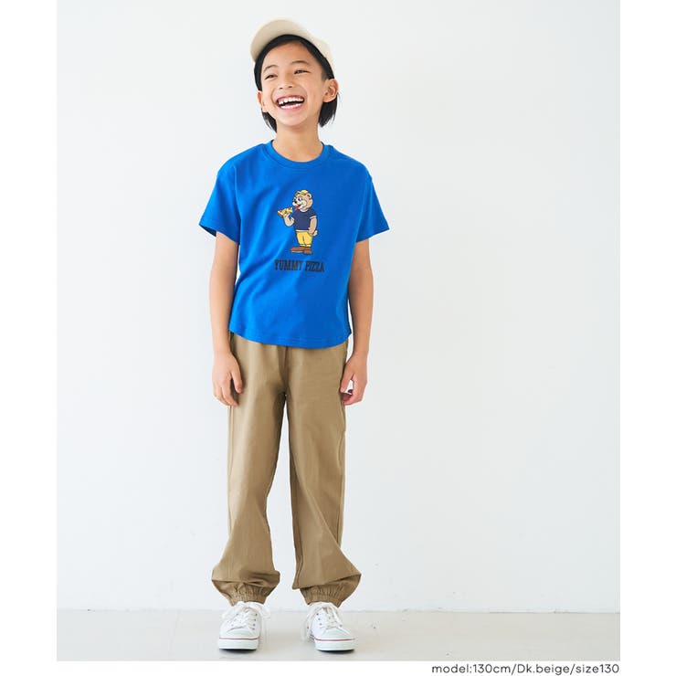 コットンリップストップジョガーパンツ キッズ | coca | 詳細画像2 