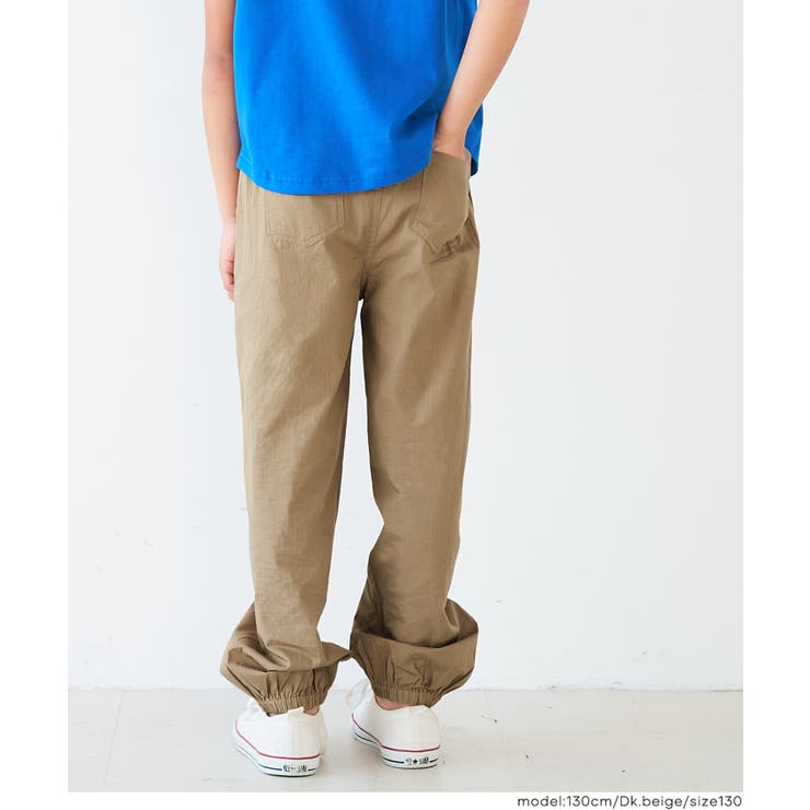 コットンリップストップジョガーパンツ キッズ | coca | 詳細画像4 