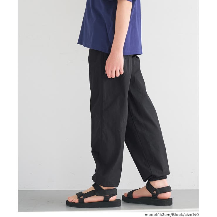 コットンリップストップジョガーパンツ キッズ | coca | 詳細画像9 