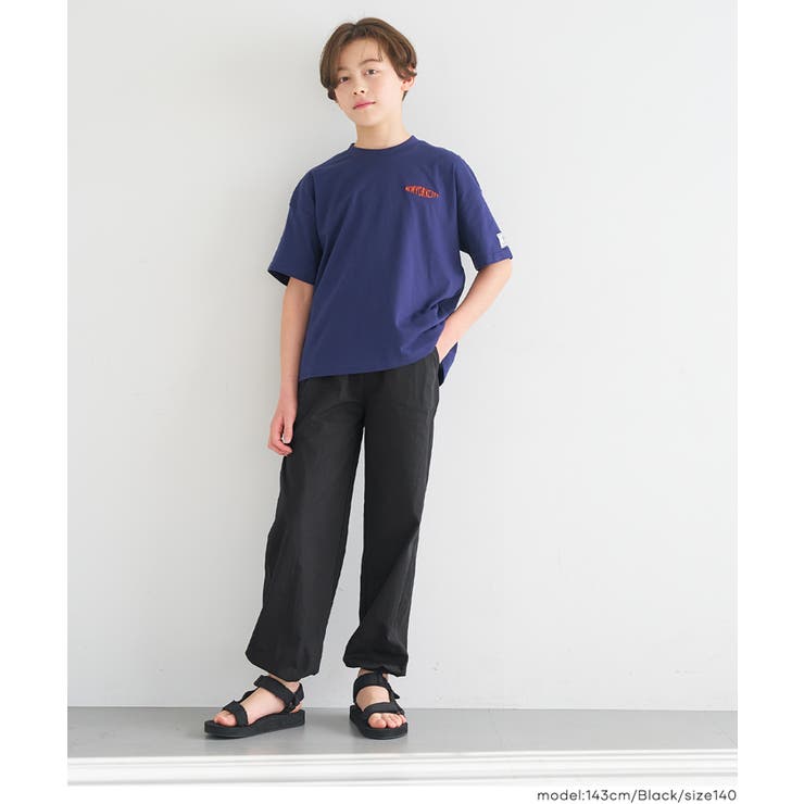 コットンリップストップジョガーパンツ キッズ | coca | 詳細画像10 